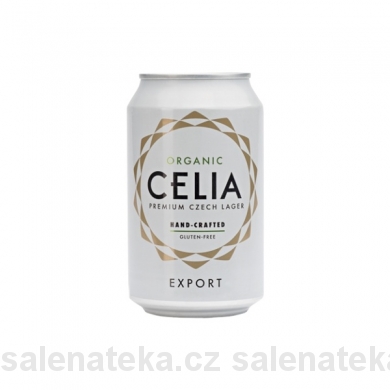SALENAtéka - pivotéka & vinotéka - Letovice Boskovice Blansko - Žatec pivo Celia 11° bezlepkové 0,33l plechovka