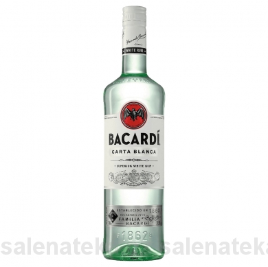 SALENAtéka - pivotéka & vinotéka - Letovice Boskovice Blansko - rum BACARDI Carta Blanca 37,5% 0,7l