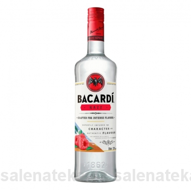 SALENAtéka - pivotéka & vinotéka - Letovice Boskovice Blansko - rum BACARDI Razz 32% 1l