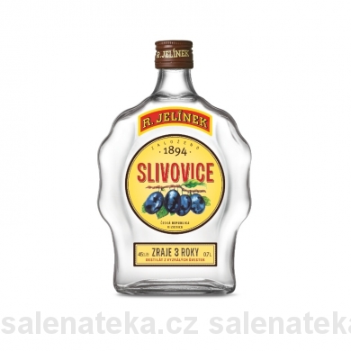 SALENAtéka - pivotéka & vinotéka - Letovice Boskovice Blansko - JELÍNEK slivovice bílá 3y 45% 0,7l