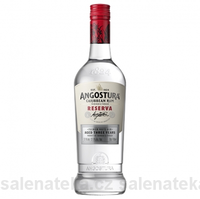 SALENAtéka - pivotéka & vinotéka - Letovice Boskovice Blansko - rum ANGOSTURA Reserva White 37,5% 0,7l