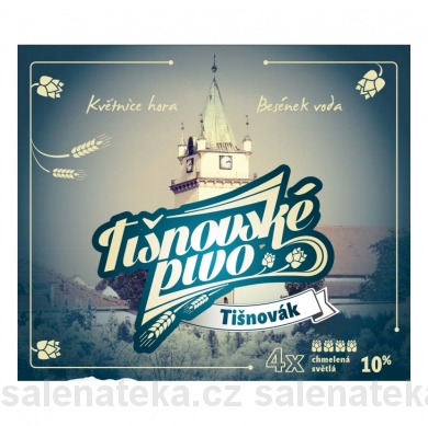 SALENAtéka - pivotéka & vinotéka - Letovice Boskovice Blansko - TIŠNOV Tišnovák světlé pivo 4% 10° 1l pet