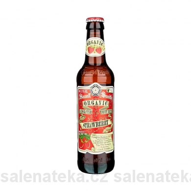 SALENAtéka - pivotéka & vinotéka - Letovice Boskovice Blansko - SAMUEL SMITH Organic Strawberry ovocný ALE 16° 5,1% 0,355l