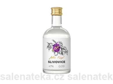 SALENAtéka - pivotéka & vinotéka - Letovice Boskovice Blansko - ANTON KAAPL SLIVOVICE 47% 0,05l
