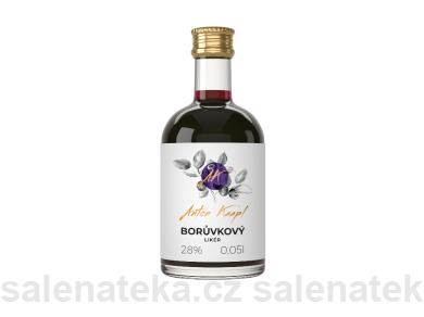 SALENAtéka - pivotéka & vinotéka - Letovice Boskovice Blansko - ANTON KAAPL Borůvkový likér 28% 0,05l