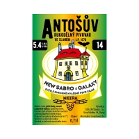 SALENAtéka - pivotéka & vinotéka - Letovice Boskovice Blansko - ANTOŠ Sabro and Galaxy Neipa 14° 5,4% 0,75l