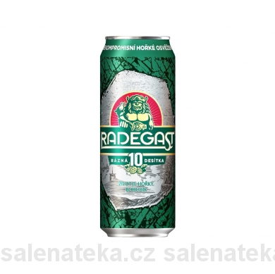 SALENAtéka - pivotéka & vinotéka - Letovice Boskovice Blansko - RADEGAST Rázná světlé pivo 10° 0,5l plech