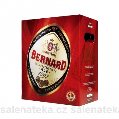 SALENAtéka - pivotéka & vinotéka - Letovice Boskovice Blansko - BERNARD Bohemian Ale 1597 8,2% 2x sklenice 4x0,5l