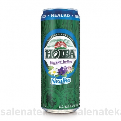 SALENAtéka - pivotéka & vinotéka - Letovice Boskovice Blansko - HOLBA Horské byliny ochucené nealko pivo 0,5l plech