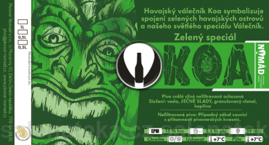 SALENAtéka - pivotéka & vinotéka - Letovice Boskovice Blansko - NOMÁD Koa zelený speciál 13° 1l pet